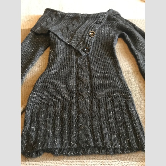 Wet Seal Cowl Neck Tunic Sweater - Picture 4 of 5